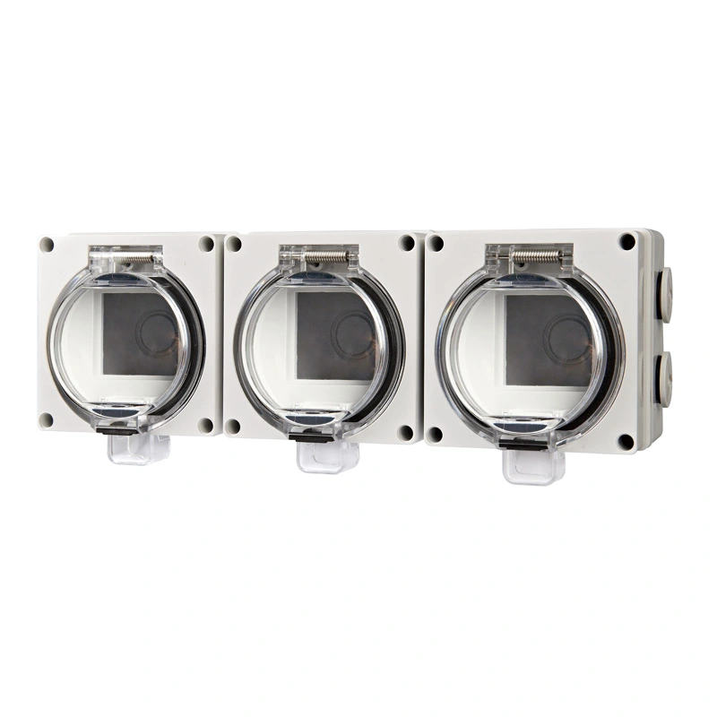 IP66 Series Waterproof Socket 3 Modul Enclosure Kosong