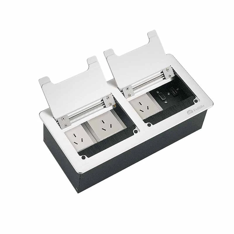 Open Cover Konferensi Multifungsi Tabletop Power Socket