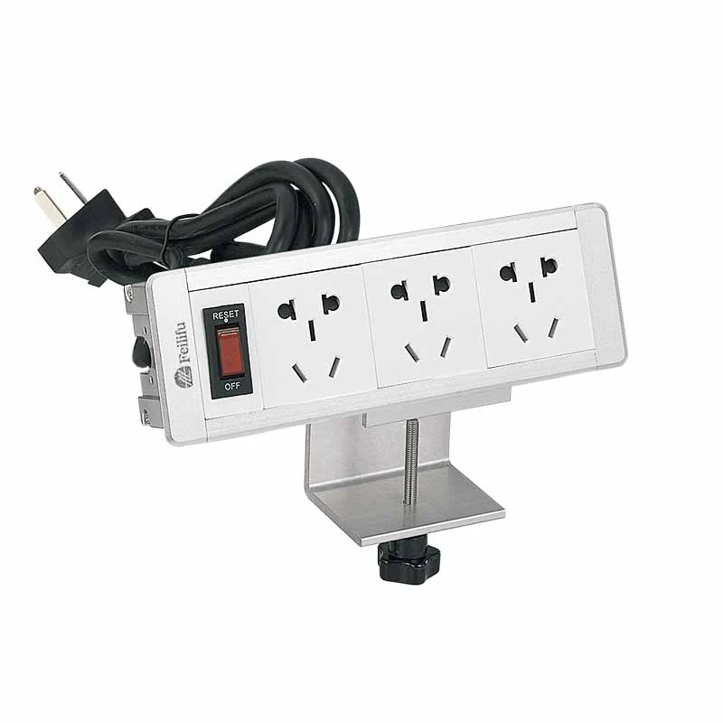 Dipindhah Clamp Gunung Tabel Power Strip Socket karo krenjang